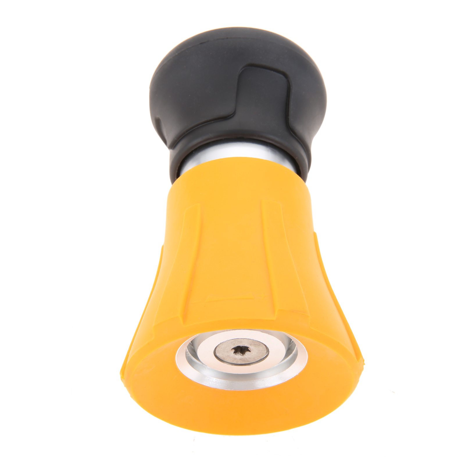Fire Piston Starter - 1 ชุด หัวฉีดน้ำสีเหลืองสำหรับดับเพลิง หัวฉีดน้ำสำหรับสวน หัวฉีดน้ำโลหะแบบปรับได้ สำหรับรดน้ำสวน