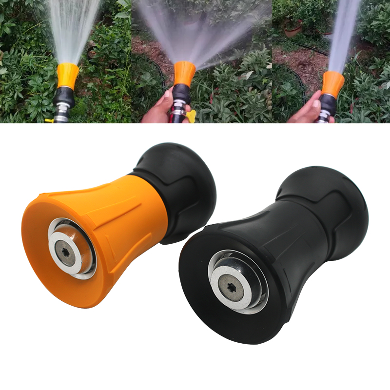 Fire Piston Starter - หัวฉีดน้ำรดต้นไม้ขนาด 3/4 นิ้ว สำหรับสายยางรดน้ำสนามหญ้า หัวฉีดน้ำแรงดันสูงสำหรับล้างรถ ปืนฉีดน้ำดับเพลิง