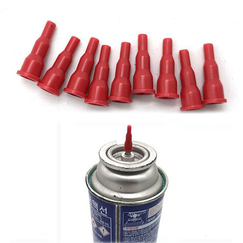 Fire Piston Starter - บิวเทนวาล์วเงินเฟ้อแปลงหัวฉีดอะแดปเตอร์พลาสติกบิวเทนแก๊สบรรจุ Connector หัวเติม Jet Flame Gun
